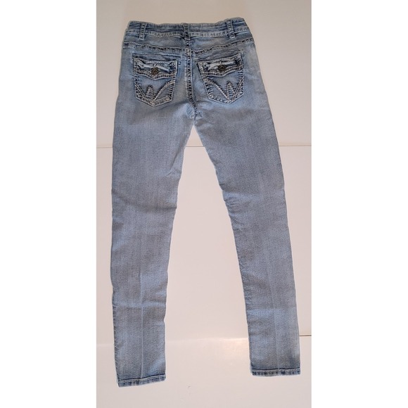 Warehouse one Skinny Jeans Women's Size 26Reg Light  Blue Low Rise‎  Denim - Picture 7 of 10